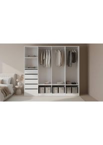 Armoire penderie large sur mesure Pickawood M&eacute;lamin&eacute; premium