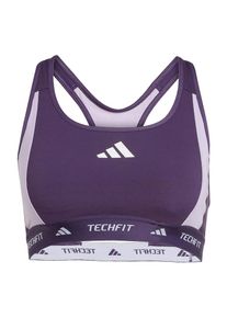 adidas Performance Sport-BH Damen lila Größe XS Logoprint