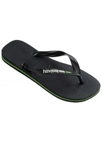 Havaianas Kid's Brasil Logo Sandals Kids (31/32, black)
