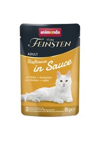 24x85g animonda vom Feinsten Adult Raffinesse in Sauce mit Huhn und Kaninchen
