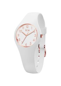 Ice Watch ice-watch , Jungen , Quarzuhr »ICE glam - Extra Small - 3H« Armbanduhr, Kinderuhr, Mädchenuhr, Silikonarmband, bis 10bar wasserd. , weiß , Hübsche...