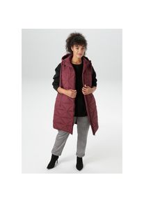 Aniston PLUS , Steppweste, trendige wattierte Steppweste - NEUE KOLLEKTION , bordeauy , 46 , 46 , Trendige wattierte Steppweste