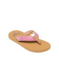Roxy , Juegendliche , Sandale »Porto Raffia« , Raspberry , 13(30) , 13(30) , Stoff: Mischgewebe aus...