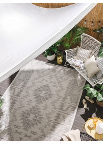 benuta Nest Inne- og utend&oslash;rs teppe Bronco Grijs 140x200 cm Geometrisk