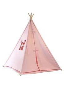 Ambia Garden Spielzelt , Rosa , Holz, Textil , Fichte , 120x160x120 cm , EN 71, CE, FSC 100% , Spielzeug, Kinderzelte