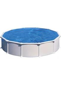 GRE Pool-Set , Weiß , Metall , 132 cm , Freizeit & Co, Pools & Wasserspass, Aufstellpools