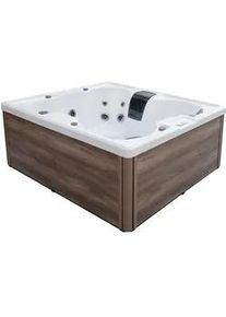 Sanotechnik Whirlpool , Grauweiß , Kunststoff , 210x180x82 cm , Freizeit & Co, Wellness & Gesundheit, Whirlpools