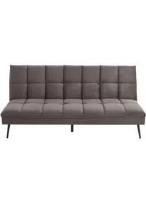 Mid.you Schlafsofa , Grau , Textil , 178x84x98 cm , Liegefunktion , Wohnzimmer, Sofas & Couches, Schlafsofas, Klappsofas