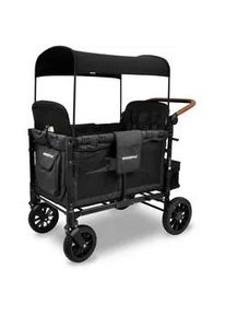 Wonderfold Bollerwagen , Schwarz , Metall, Textil , 124.46x137.16x73.66 cm , Freizeit & Co, Gartenspielzeug, Bollerwagen
