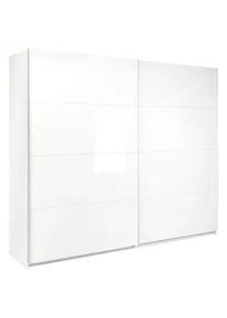 Mid.you Schiebetürenschrank , Weiß , Metall , 4 Fächer , 250x210x62 cm , in verschiedenen Größen erhältlich , Schlafzimmer, Kleiderschränke, Schwebetürenschränke