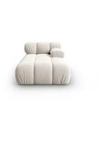 Micadoni Chaiselongue rechts Bellis aus Samt leichtes beige , Textil , 97x62x157 cm , Hergestellt in Europa, Oeko-Tex® , Wohnzimmer, Sofas & Couches, Sofas, Recamieren