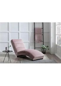 Livetastic Relaxliege , Rosa , Textil , 170x82x60 cm , Wohnzimmer, Sessel, Relaxliegen