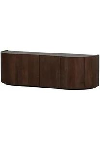 Livetastic Kommode , Walnussfarben , Holz , Mangoholz , massiv , 2 Fächer , 160x50x46 cm , stehend , Kleinmöbel, Kommoden, Kommoden