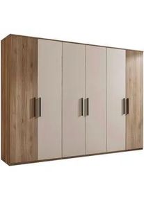 Xora Drehtürenschrank , Eichefarben, Kaschmir , Holzwerkstoff , 6 Fächer , 300.5x227.7x60 cm , Beimöbel erhältlich, in verschiedenen Größen erhältlich , Schlafzimmer, Komplette Schlafzimmer und Serien, Schlafzimmerserien