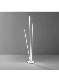 Piantana di design a LED TWINS di Perenz in metallo colore bianco