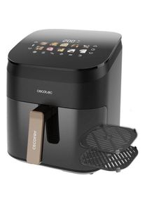 Cecotec Cecofry&Grill Smokin' 6500, Fritteuse, Schwarz, Braun