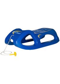 Rolly Toys Schlitten »rollySnow Cruiser, blau« mit Stahlschienen an den Kufen in blau