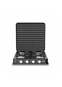 Fogareiro a Gás SOGO COC-SS-10275; Potência: 4x 2200W; Diâmetro queimadores: 4x 103mm; Para gás butano ou propano