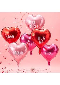 Ginger Ray 6 ballons DIY Valentine Message 45cm