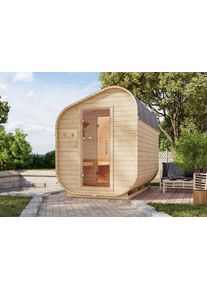 Karibu barrelsauna Asymmetric 3