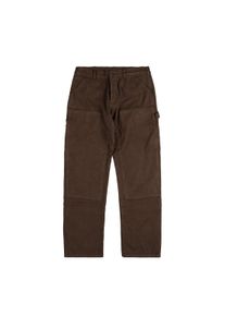 Sky High Farm Universe Flannel Lined Canvas Double Knee Pants Woven, Brown