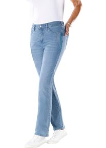 Dames Jeans met siernaad op de zakken blue-bleached Maat 23