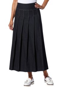 Damen Jeansrock in Bahnenform dark blue Größe 44