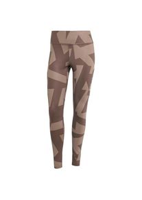 adidas terrex Women's Terrex Multi Printed Tights Leggings Women (40, brown)
