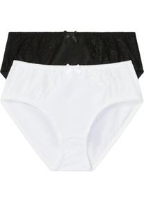 bonprix Figi maxi (2 pary), biały, 44/46