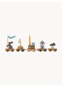 Bloomingville Mini Birthday Decoration Alfi Colorful Wood B 39 x H 9 cm