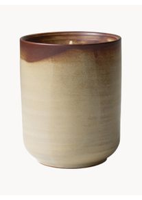 DBKD Duftlys i Keramik (Brombær & Varmende Kanel) Beige, Brun Keramik Ø 8 x H 10 cm