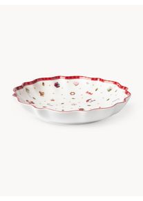 Villeroy & Boch Villeroy & Boch Porcelain Serving Bowl Toy's Delight, Ø 25 Cm Green, Red, White China Ø 25 x H 4 cm