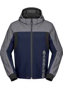 Spidi Hoodie II, textile jacket H2Out , color: Dark Blue/Silver , size: L