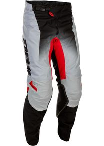 Fly Racing Kinetic DBK, pantalon en textile , couleur: Gris/Rouge/Noir , taille: 34