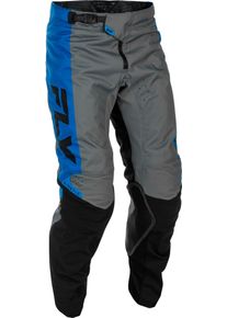 Fly Racing Kinetic, pantalon en textile , couleur: Gris/Bleu/Noir , taille: 28