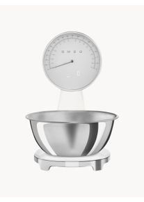 Smeg Analogue and Digital Kitchen Scale 50's Style White Plastic B 25 x H 32 cm