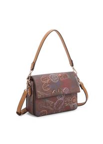 ALV by Alviero Martini Dames Schoudertas blauw / bruin / abrikoos / rood One Size