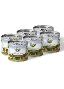 Hypoallergén nedves kutyaeledel rovarokkal Gabonamentes - Natural Farm Menü by Bellfor Hundefutter - 6 x 200 g