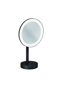 Kludi VELA R LED-Kosmetikspiegel 58995N2F freistehend Brushed Gunmetal