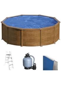 GRE Pacific rund Ø460 x 120 cm - oberirdischer Stahlpool