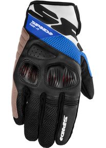 Spidi Flash-R Evo, gloves , color: Black/White/Blue , size: XL