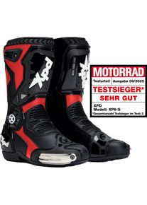 XPD XP6-S, boots perforated , color: Black/Red , size: 44 EU