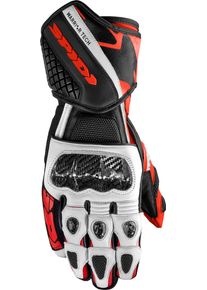Spidi Carbo 5, gloves , color: Black/White/Red , size: M