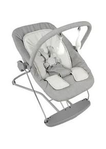 My Baby Lou Schaukelwippe , Grau , Textil , 45x48-58x66 cm , SGS-geprüft, EN 71 , Bezug abnehmbar, Sicherheitsgurt, zusammenklappbar , Babymöbel & Kindermöbel, Babyzimmer, Babywippen & Babyschaukeln
