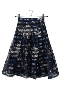 Apricot Gonna lunga stropicciata Donna, Taglia 34, blu, Poliestere