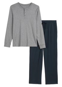Marc O'Polo Marc O'Polo Pyjama ' Mix N Match Cotton ' Herren blau, grau Größe S Unifarben