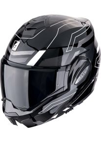 Scorpion EXO-Tech Evo Conquer, modular helmet , color: Black/Grey/White , size: L