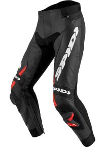 Spidi RR Pro 2, leren broek , kleur: zwart/rood , maat: 50