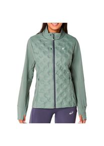 asics Women's Road Winter Jacket Running jacket Women (XL, turquoise)
