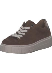 Gabor Sneaker '76.410' Damen braun Größe 35.5 Unifarben